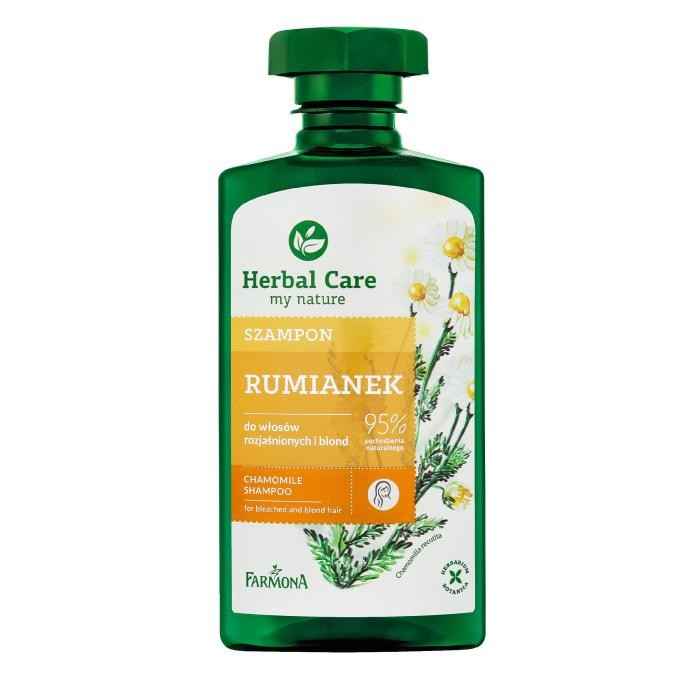 HERBAL CARE Szampon do włosów rozjaśnionych i blond Rumiankowy 330 ml