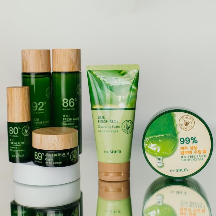 THE SAEM Jeju Fresh Aloe 86% Emulsja do twarzy i ciała 155 ml