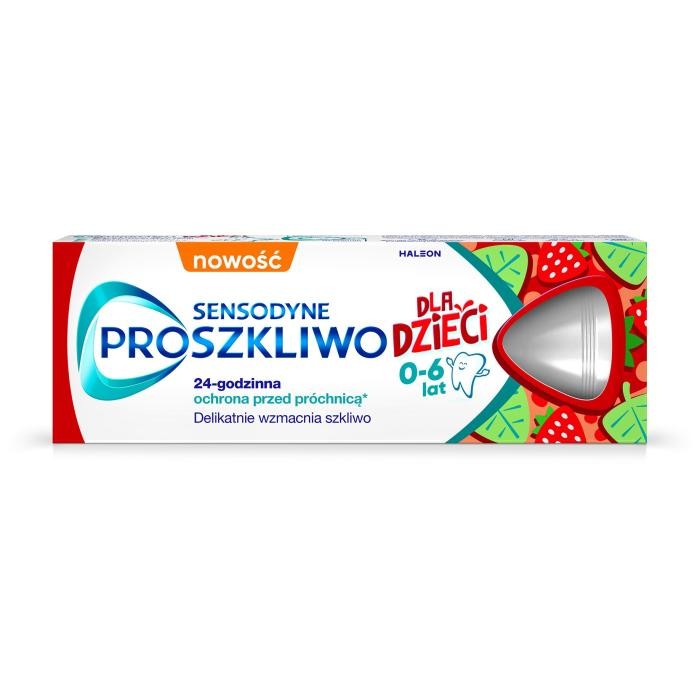 SENSODYNE Proszkliwo Pasat do zębów dla dzieci 0 - 6 lat 50 ml