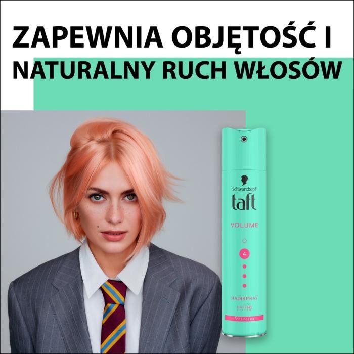 TAFT Volume Lakier do włosów 4 Supermocny 250 ml