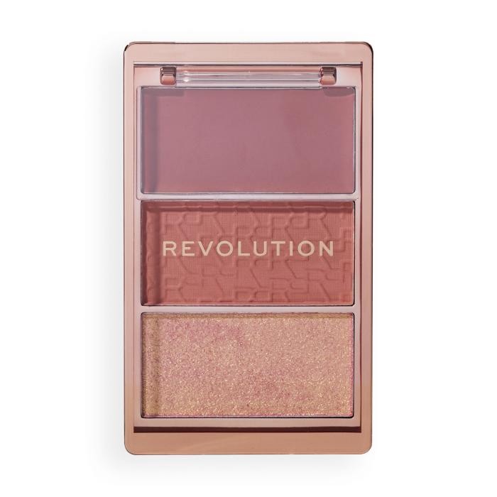 REVOLUTION Paleta różów do policzków Icon Aura Points Rose