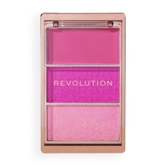 REVOLUTION Paleta Różów do policzków Icon Hot Pink Flag