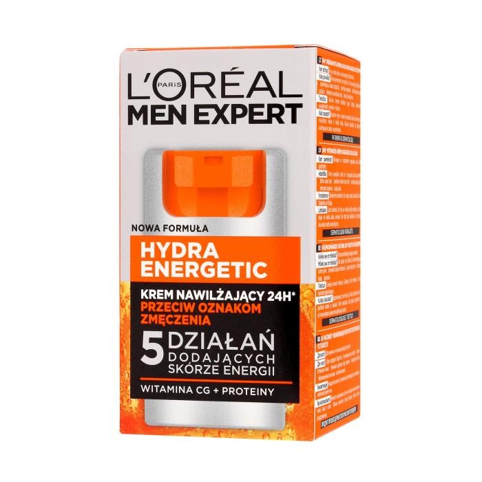 LOREAL Men Expert Hydra Energetic Krem nawilżający przeciw oznakom zmęczenia 25+  50 ml