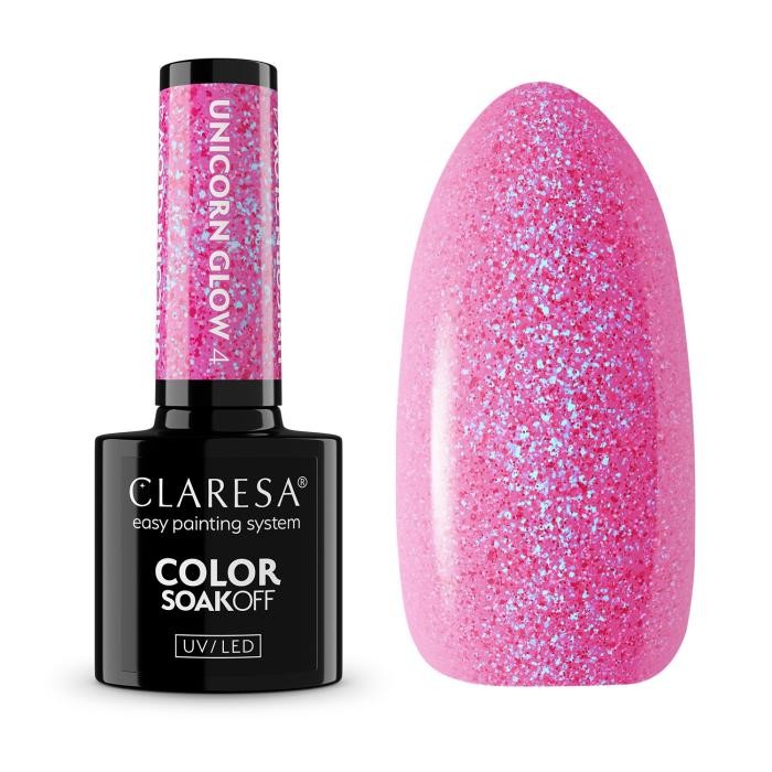 CLARESA N Lakier hybrydowy Unicorn Glow 04 5 g