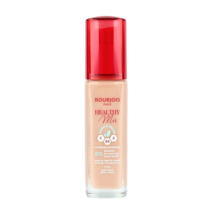 Bourjois Podkład do twarzy Healthy Mix Clean&amp;Vegan - nr 55N Deep Beige  30ml