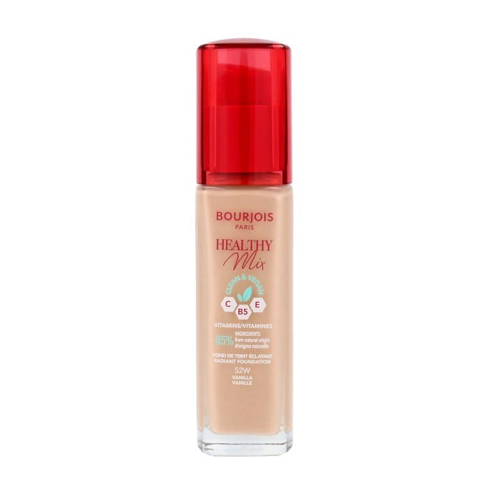 Bourjois Podkład do twarzy Healthy Mix Clean&amp;Vegan - nr 52W Vanilla  30ml