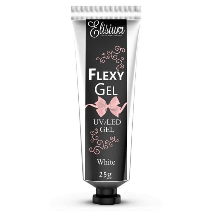 ELISIUM Flexy Gel do przedłużania paznokci UV/LED White 25g