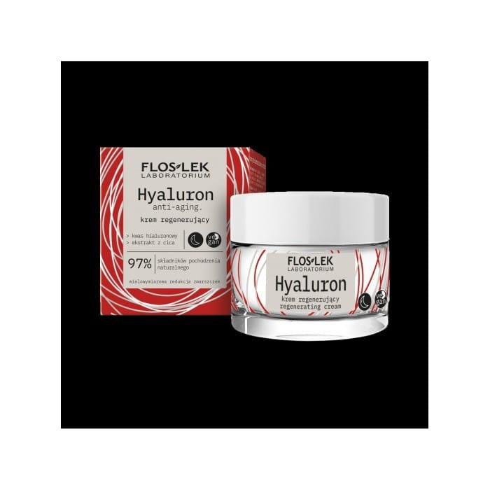 Floslek HYALURON Krem regenerujący na noc - 50 ml
