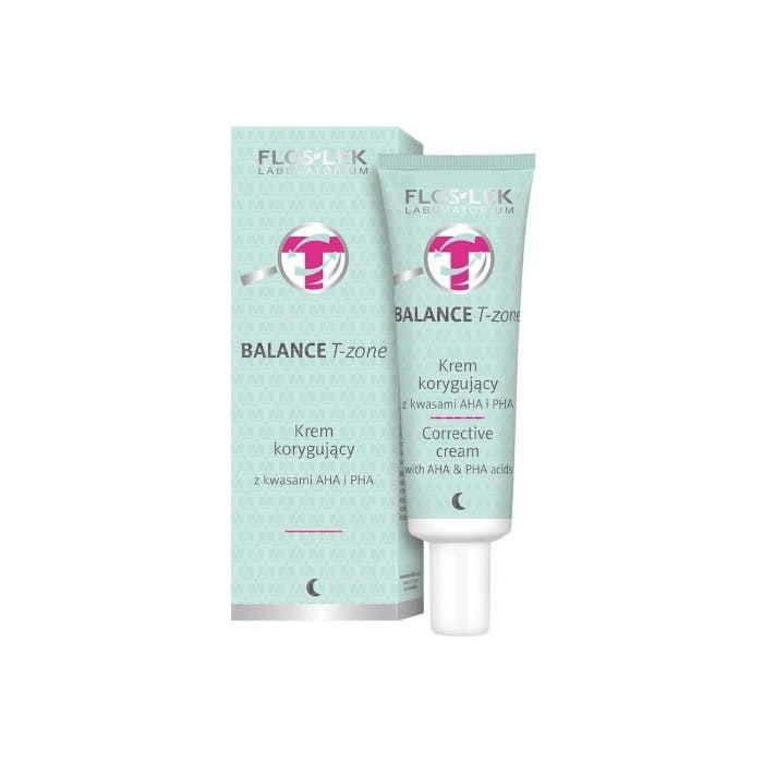 Floslek BALANCE T-ZONE Krem korygujący z kwasami AHA i PHA 50 ml