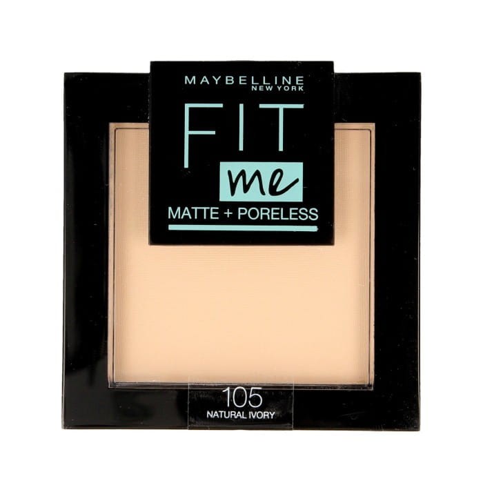 Maybelline Fit Me! Puder kompaktowy Matte+Poreless nr 105 Natural Ivory  9g