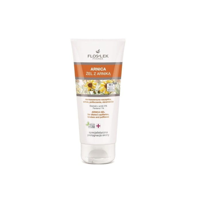 FLOSLEK Oczy ARNICA® Żel z arniką na rozszerzone naczynka, sińce, potłuczenia, obrzmienia 200 ml