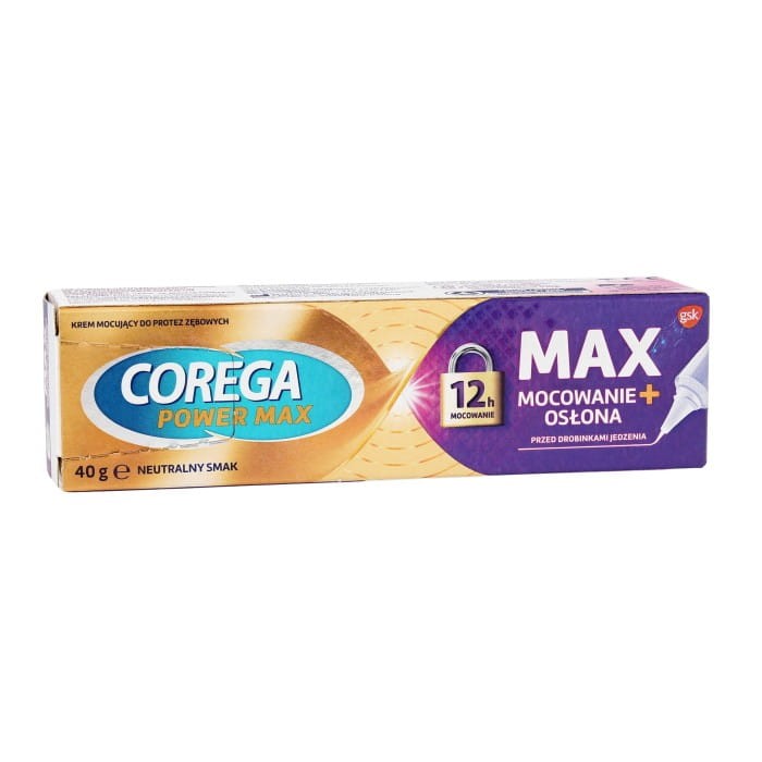 GSK Corega Krem do mocowania protez zębowych - Max Osłona 40g