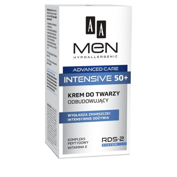 AA Men Adventure Care Krem do twarzy Intensive 50+ odbudowujący  50ml