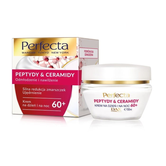 PERFECTA Peptydy &amp; Ceramidy 60+ Krem na dzień i noc Silna redukcja zmarszczek i ujędrnienie 50 ml