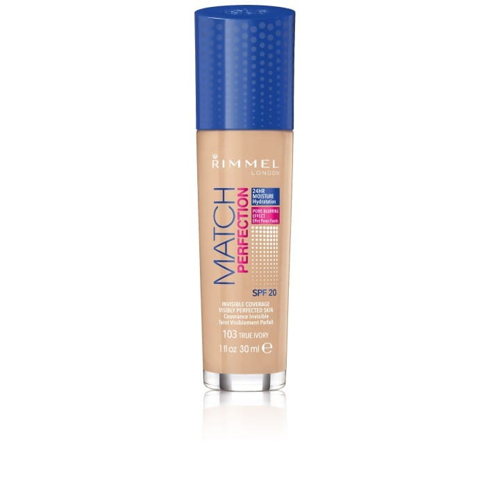 Rimmel Podkład Match Perfection nr 103 true ivory  30ml
