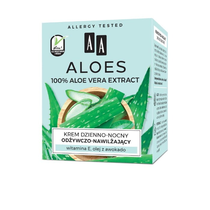 AA Aloes 100% Krem dzienno-nocny odżywczo nawilżający 50ml