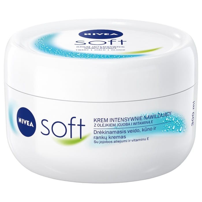 NIVEA Soft Krem intensywnie nawilżający z olejkiem jojoba i witaminą E 300 ml