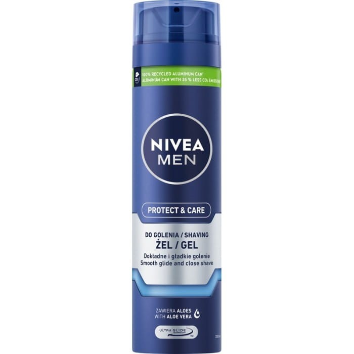 NIVEA MEN Ochronny żel do golenia Protect &amp; Care 200 ml