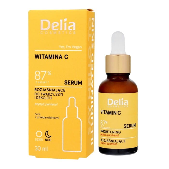DELIA Serum do twarzy, szyi i dekoltu Witamina C 87% 30 ml