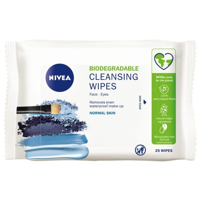 NIVEA Wipes Odświeżające chusteczki do demakijażu - cera normalna 1 op. - 25 szt.