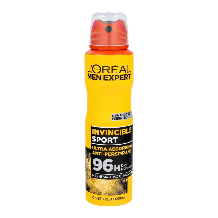 LOREAL Men Expert Dezodorant spray Anti-perspirant Invicible Sport 96H 150 ml