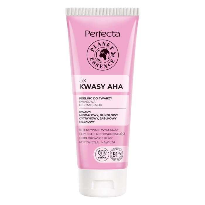 PERFECTA Planet Essence Peeling do twarzy Kwasowa dermabrazja 5x Kwasy AHA 75 ml