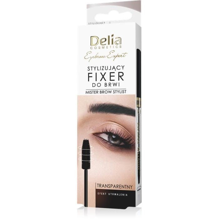 Delia Cosmetics Eyebrow Expert Stylizujący Fixer utrwalający do brwi - transparentny 11ml
