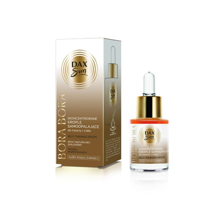 DAX SUN Skoncentrowane krople samoopalające do twarzy i ciała Bora Bora 15 ml