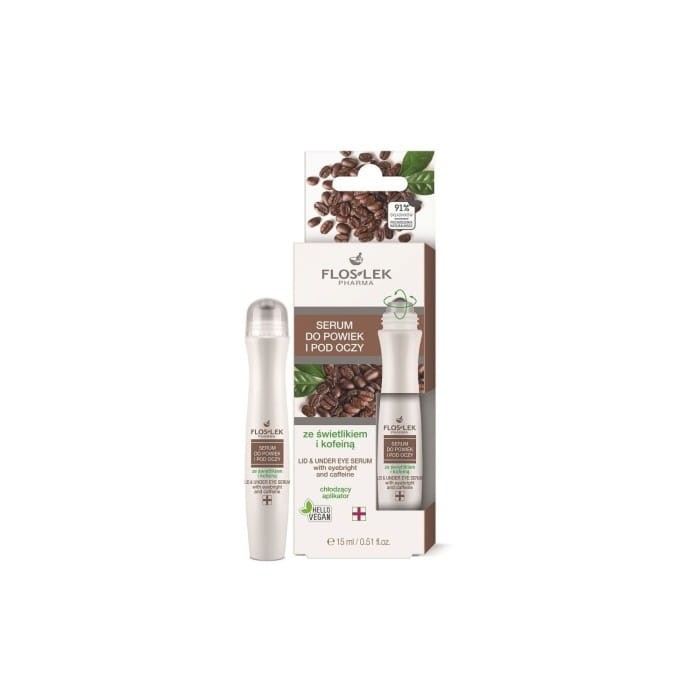 FLOSLEK Oczy Serum do powiek i pod oczy ze świetlikiem i kofeiną 15 ml