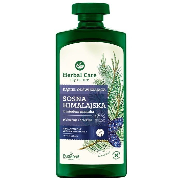 HERBAL CARE Kąpiel odświeżająca Sosna himalajska z miodem manuka 500 ml