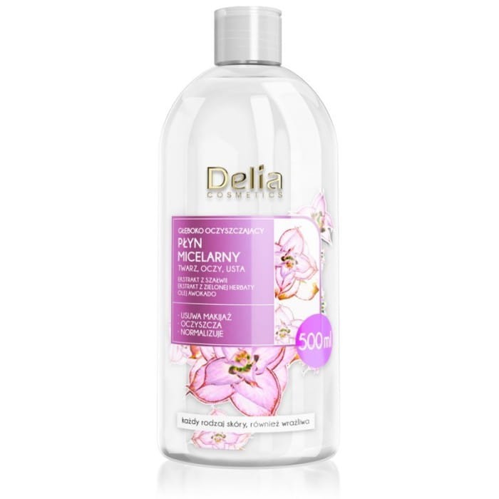 DELIA Głęboko oczyszczający płyn miceralny 500 ml
