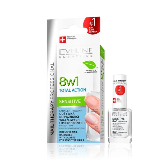 EVELINE Nail Therapy Professional Odżywka Total Action Sensitive  12 ml