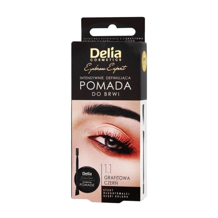 DELIA COSMETICS Eyebrow Expert Pomada do brwi Grafit