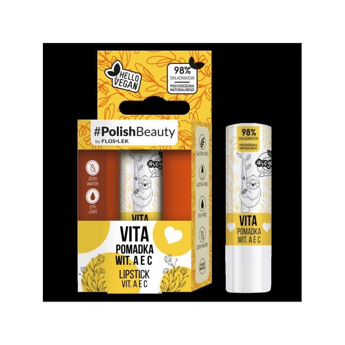 Floslek Vege Lip Care VITA Pomadka Wit. A, E, C - Floslek