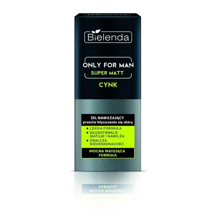 Bielenda Only for Man Super Matt Żel nawilżający przeciw błyszczeniu się skóry  50ml