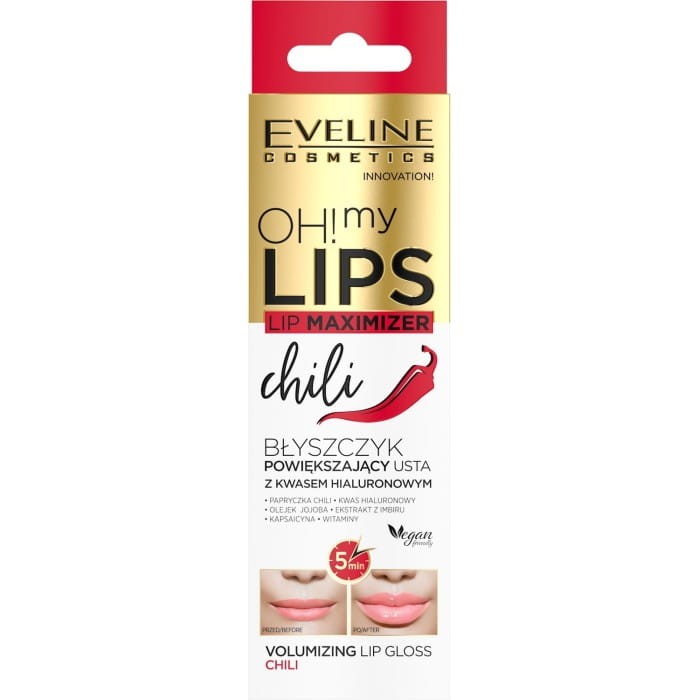 EVELINE Oh! My Lips Maximizer Balsam powiększający usta Chili 4.5 ml
