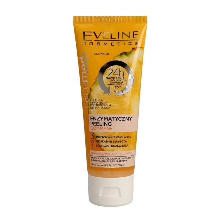EVELINE Facemed+ Entymatyczny peeling Gommage - cera wrażliwa, sucha i naczynkowa 50 ml