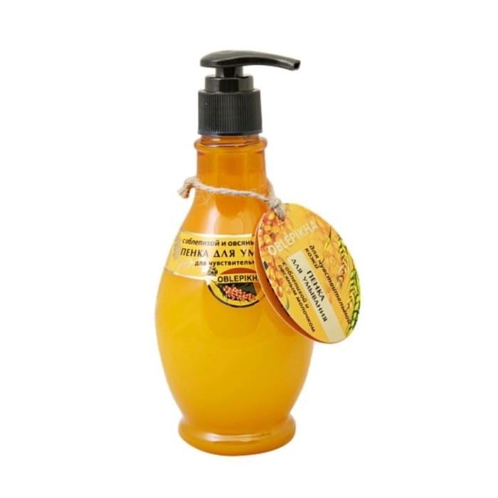 OBLEPIKHA Pianka do mycia twarzy do cery wrażliwej z olejkiem z rokitnika i mlekiem owsianym 275 ml