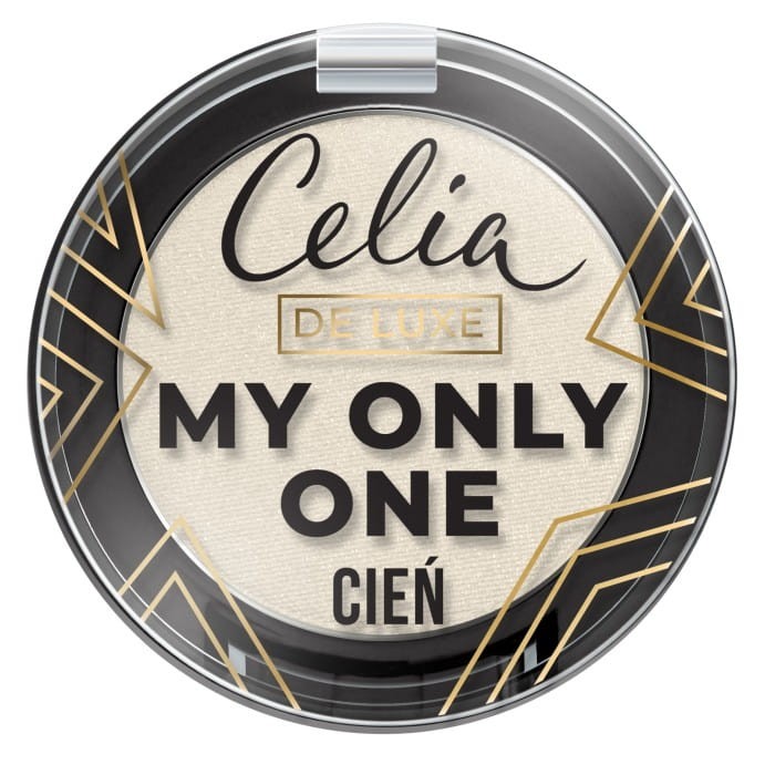 Celia De Luxe Cień do powiek satynowy My Only One nr 01  1szt