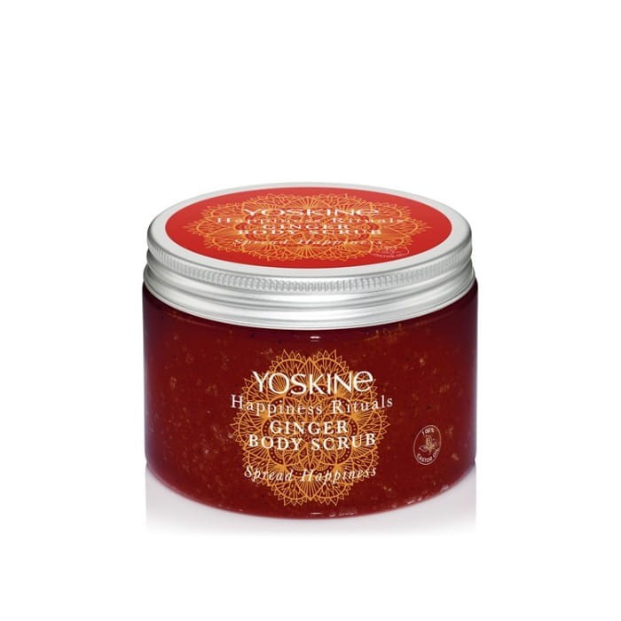 YOSKINE Happiness Rituals Cukrowy Peeling do ciała Ginger 300 g