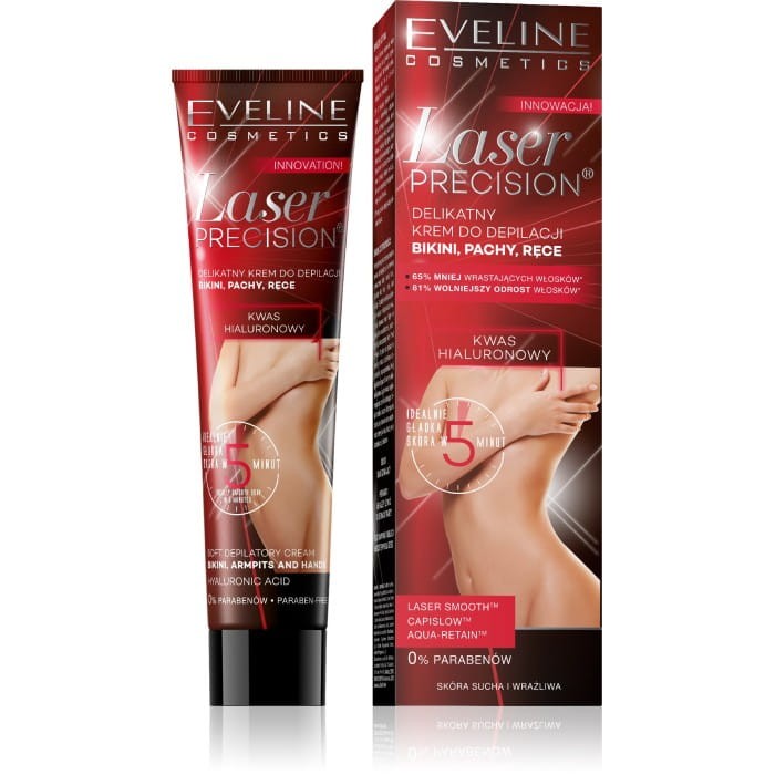 EVELINE Laser Precision Delikatny krem do depilacji - bikini, pachy, ręce 125 ml
