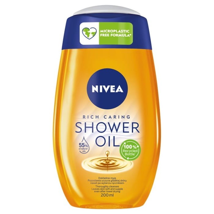 NIVEA Rich Caring Pielęgnujący olejek pod prysznic Shower Oil 200 ml