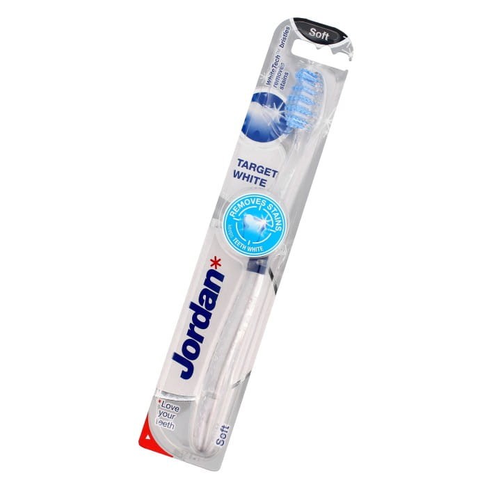 Jordan Szczoteczka do zębów Target White soft - mix kolorów 1szt