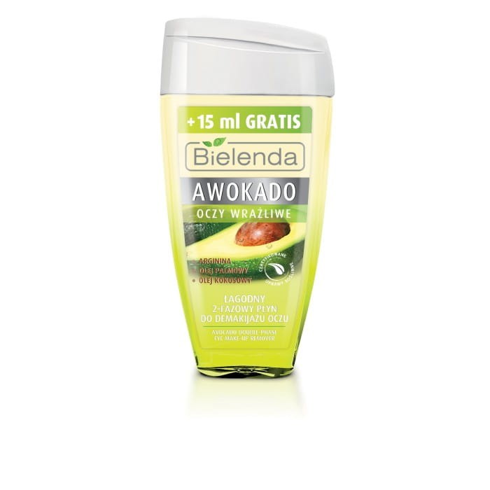 BIELENDA AWOKADO Płyn do demakijażu oczu 2-fazowy skóra sucha i odwodniona 140ml