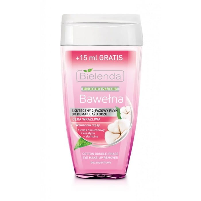 BIELENDA BAWEŁNA Płyn do demakijażu oczu 2-fazowy 140ml