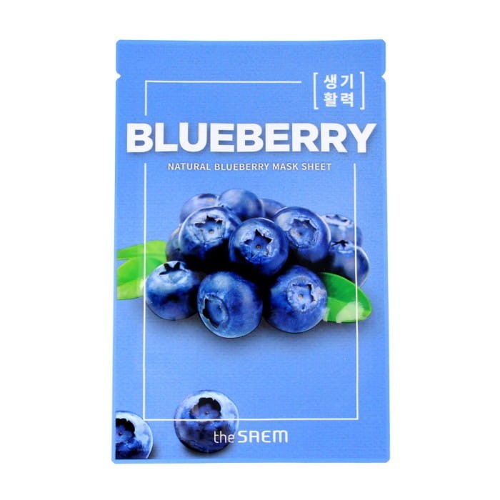 THE SAEM Natural Mask Sheet Maska na tkaninie Blueberry