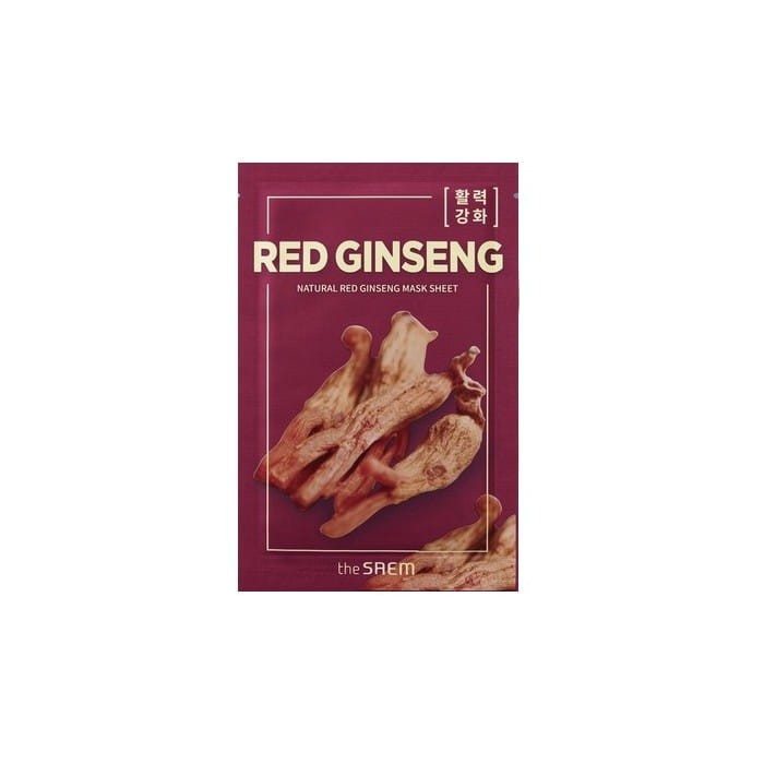 THE SAEM Natural Mask Sheet Maska na tkaninie Red Ginseng