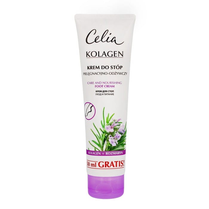 CELIA Kolagen Krem do stóp pielęgnacyjno-odżywczy z Rozmarynem 125 ml