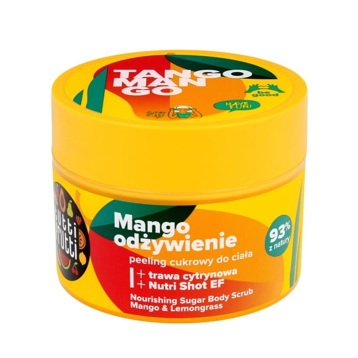 TUTTI FRUTTI Peeling odżywczy cukrowy do ciała Mango i Trawa cytrynowa 300 g