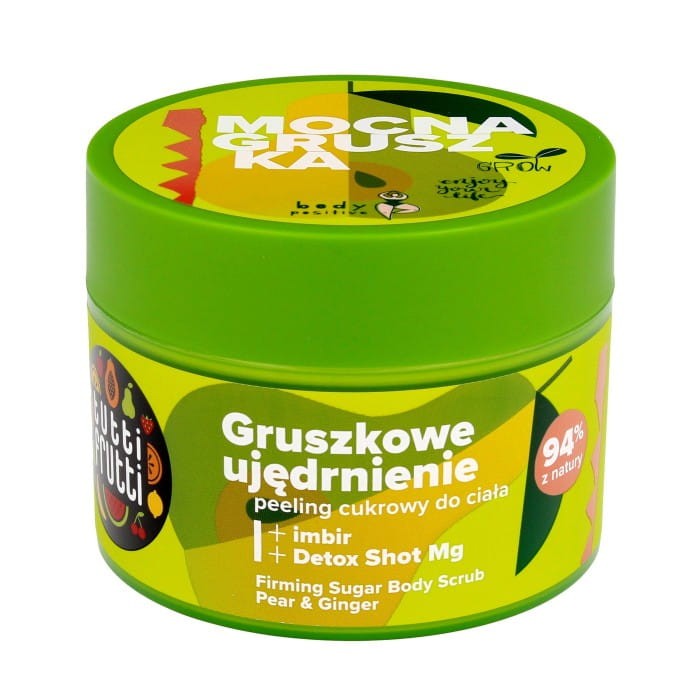 TUTTI FRUTTI Peeling ujędrniający cukrowy do ciała Gruszka i Imbir 300 g